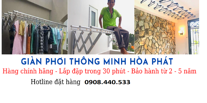 Giàn phơi điều khiển